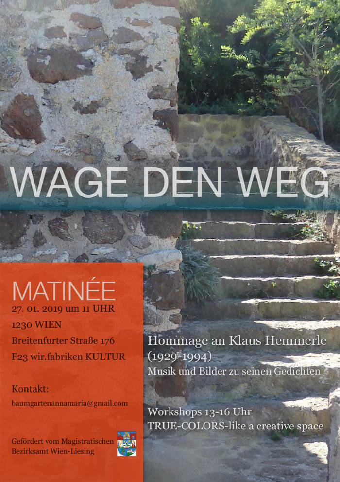 Wage den Weg - MATINÉE – Hommage an Klaus Hemmerle (1929-1994) 